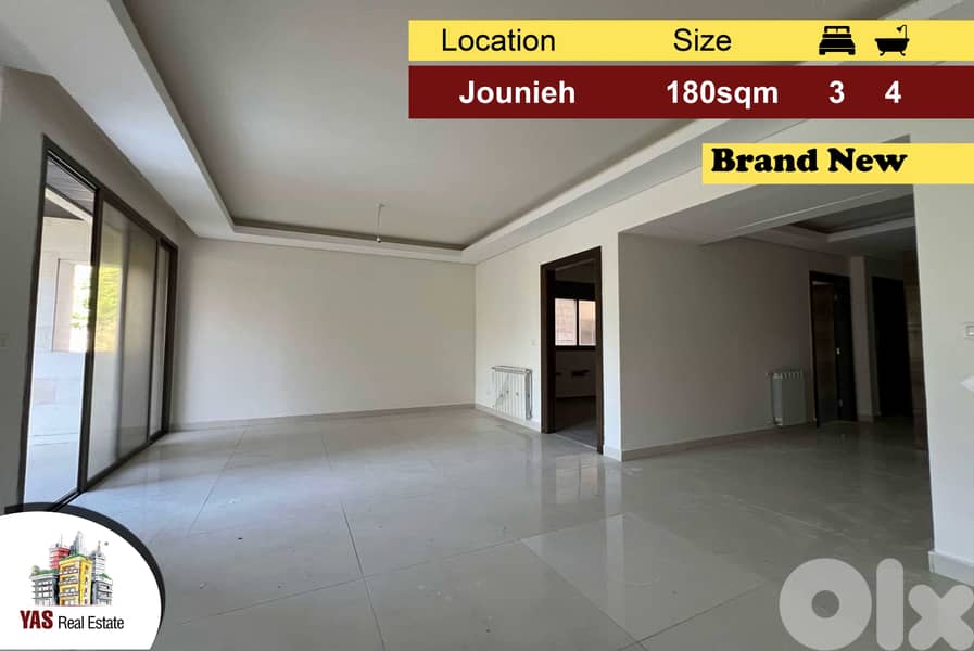 Jounieh 180m2 up to 190m2 | Brand New | Prime Location | EH | 0