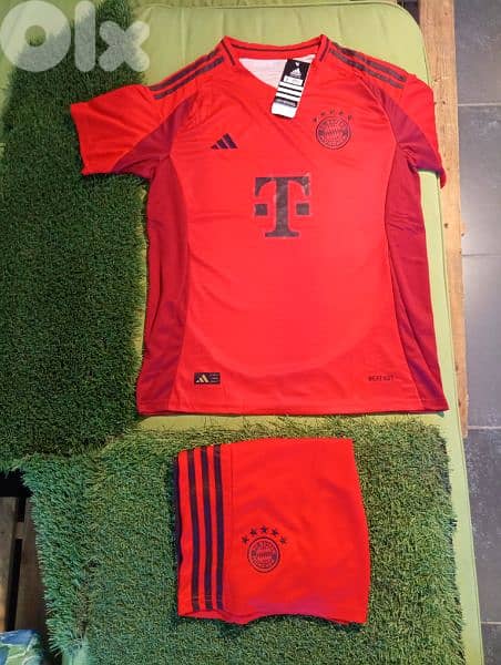 Bayern Munich Kane Home football Shirt & Short 2024-25 1