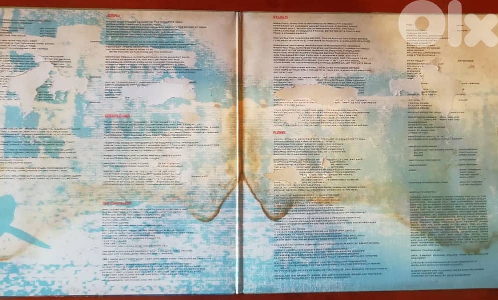 Marillon "Fugazi" vinyl gatefold EMI Check description 1
