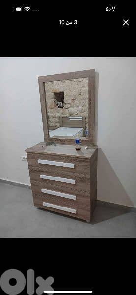 شفنيرة مع مرايا عرض 80 سم 0