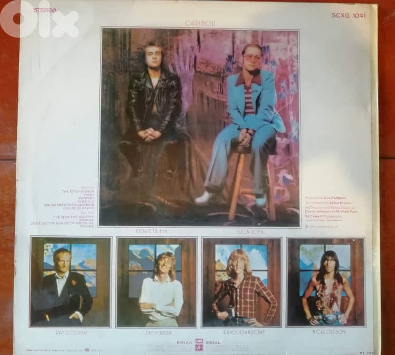 Elton John "Caribou" vinyl 1