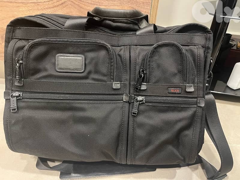 TUMI Alpha Expandable Organizer Handbag 0