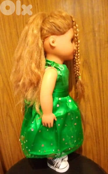 OUR GENERATION BATTAT Long hair Big doll 46Cm Still Good+Shoes=25$ 4