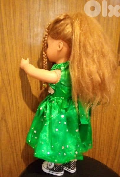 OUR GENERATION BATTAT Long hair Big doll 46Cm Still Good+Shoes=25$ 3