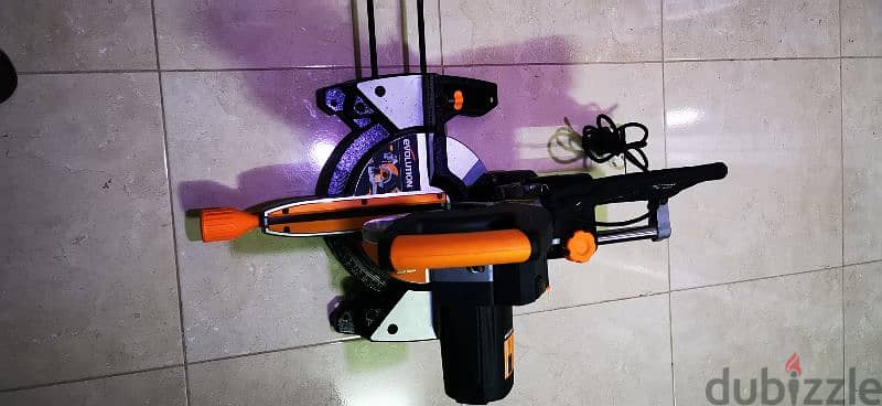 Angled Mitre saw Evolution Rage 3-S 14