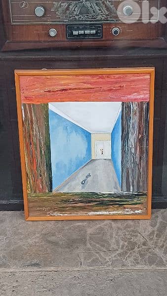 لوحة رسم زيتي اوروبية 0