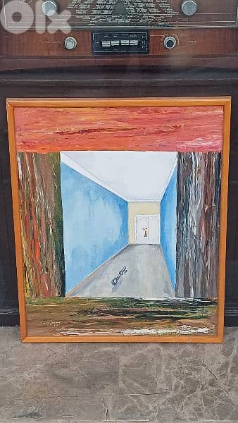 لوحة رسم زيتي اوروبية 2