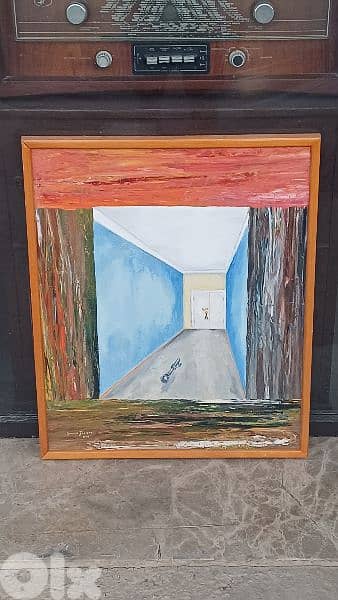 لوحة رسم زيتي اوروبية 5