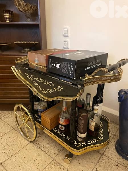 european vintage trolley bar 0