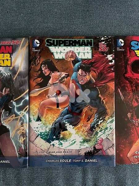 Superman Wonder Woman Hardcover Comic Books - Full Collection V 1 to 5 2