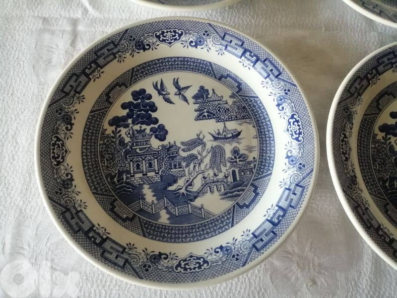 Blue Willow plates 1