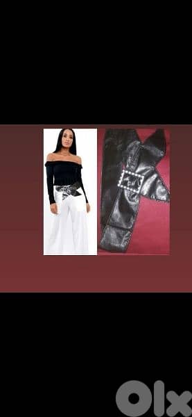 belt real leather wrap belt bas aswad 4