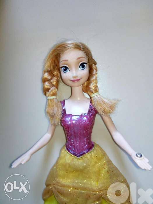 ANNA MUSICAL LIGHT MAGIC Princess still good working mechanism doll=18 5