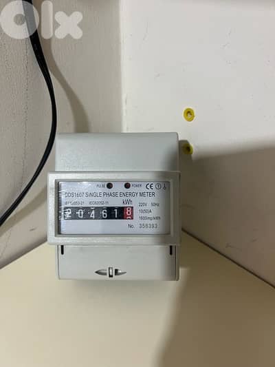 عداد كهربا مستعمل فترة قصيرة Energy meter