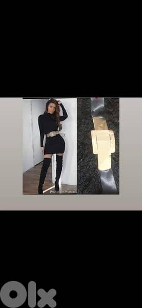 ceinture gold ma3 asswad 0