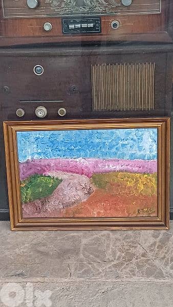 لوحة رسم زيتي اوروبية 1