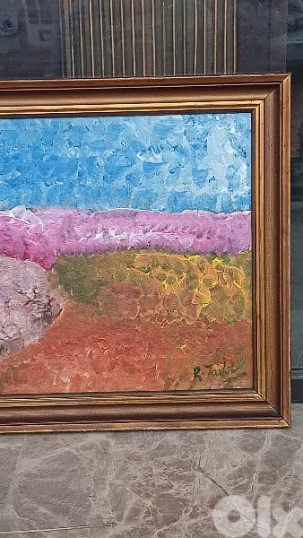 لوحة رسم زيتي اوروبية 4