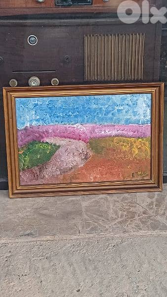 لوحة رسم زيتي اوروبية 5