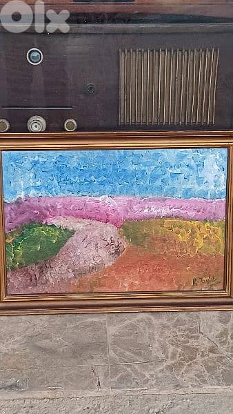 لوحة رسم زيتي اوروبية 6