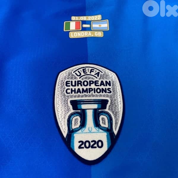 Barella italia big day Finalissima vs argentina 2022 home puma jersey 4