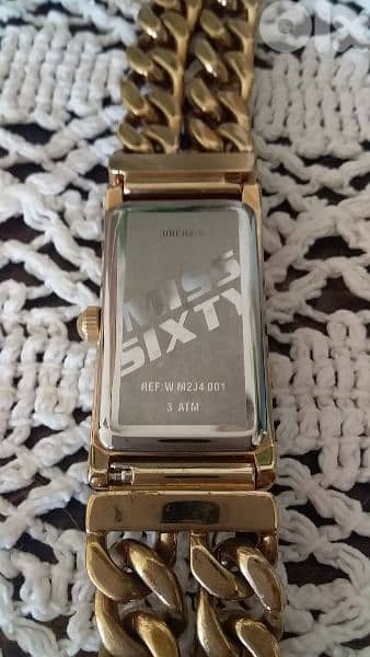 miss Sixty gold chain watch 1