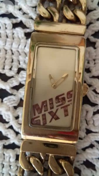 miss Sixty gold chain watch 0