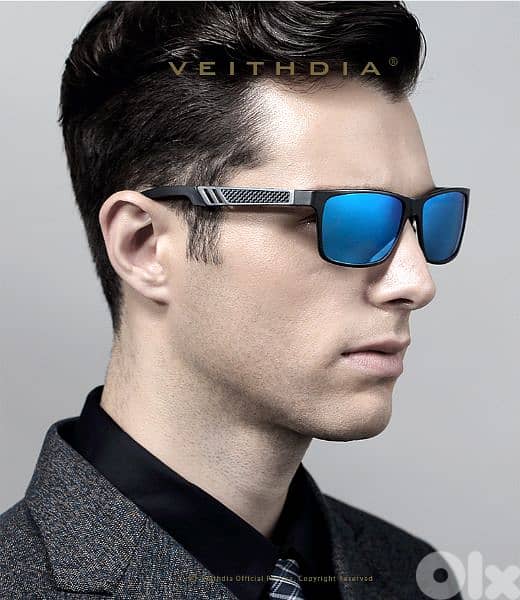 UV 400 Luxury Veithdia Men's Polarized Sunglasses 7
