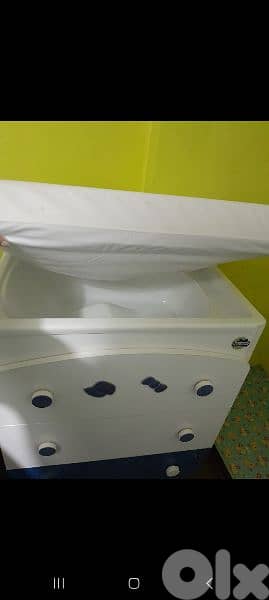 bed with mattress. closet  baby change closet 3