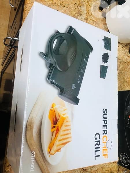 CHEESE FONDUE MAKER//CREP MAKER AND SUPERCHEF GRILL 10