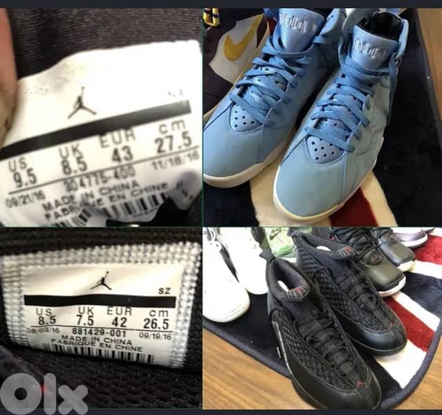 jordan retro nike basketball shoes collectible!!SELLING ALL TOGETHER!! 6