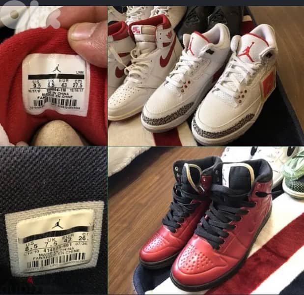 jordan retro nike basketball shoes collectible!!SELLING ALL TOGETHER!! 8