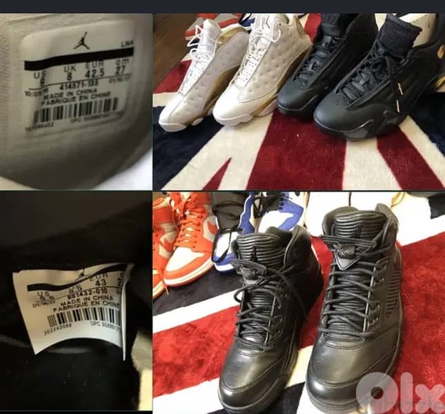 jordan retro nike basketball shoes collectible!!SELLING ALL TOGETHER!! 12