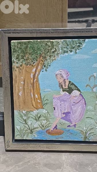 لوحة رسم زيتي اوروبية 4