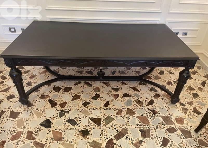 Antique Solid Wood Dining Table 3