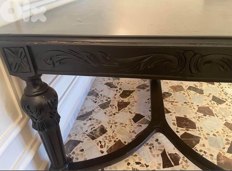 Antique Solid Wood Dining Table 8