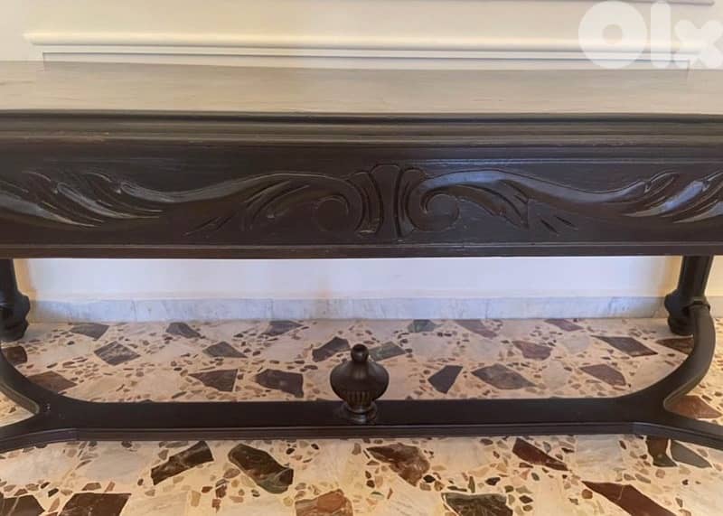 Antique Solid Wood Dining Table 9