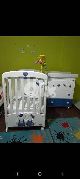 bed with mattress. closet  baby change closet 6