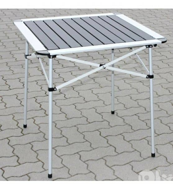 ROCKTRAI  aluminum camping table D. : 70 x 70 x 70 cm/4$delivery 0