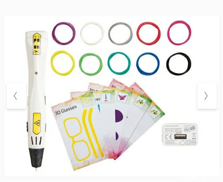 crelando Stylo 3D+10 filaments PLA de 5m–10 couleurs/4$ delivery 0