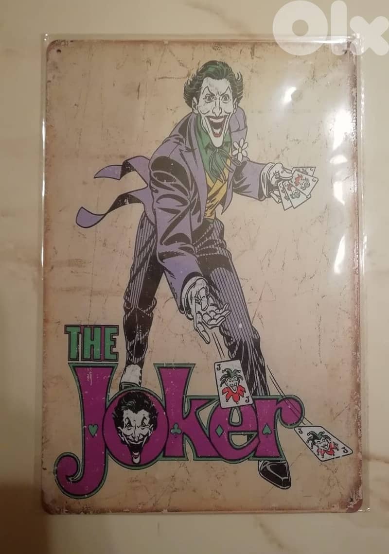 decorative comics metal plates 30*20cm starting 12$ ask for prices 1