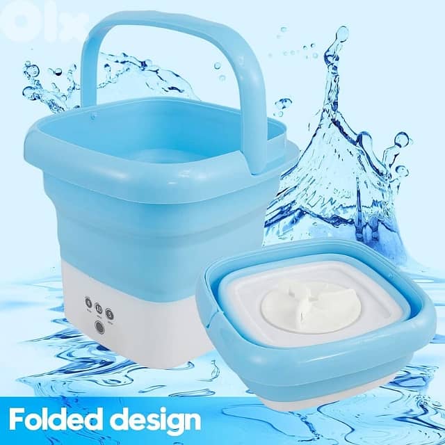Mini Washing Machine – Foldable Laundry Washer & Dryer 1