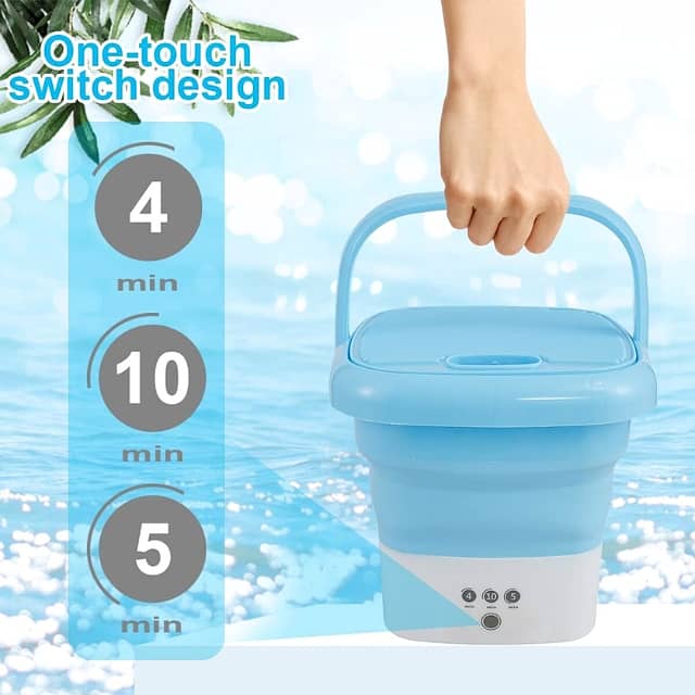 Mini Washing Machine – Foldable Laundry Washer & Dryer 2