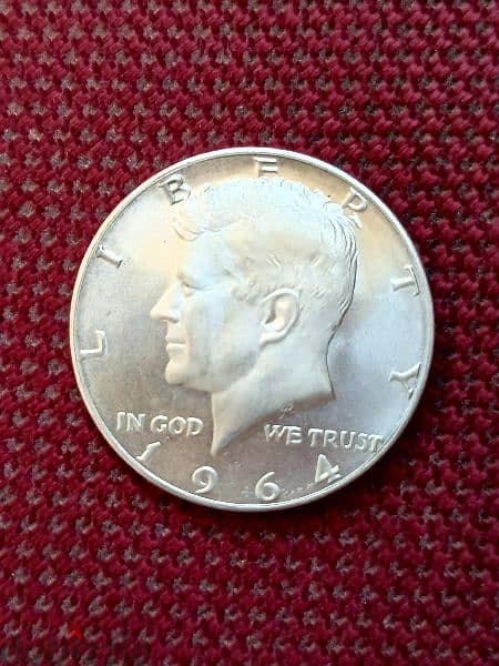 1964 Half a Dollar - John Kennedy 0