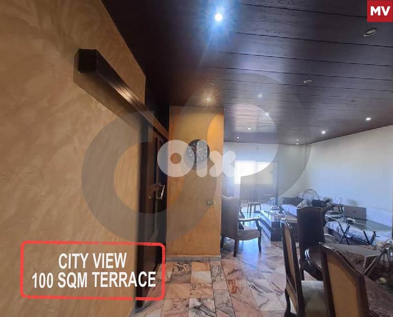 CITY VIEW, TERRACE, METN, NEW RAWDA/نيو روضة REF#MV112803 0