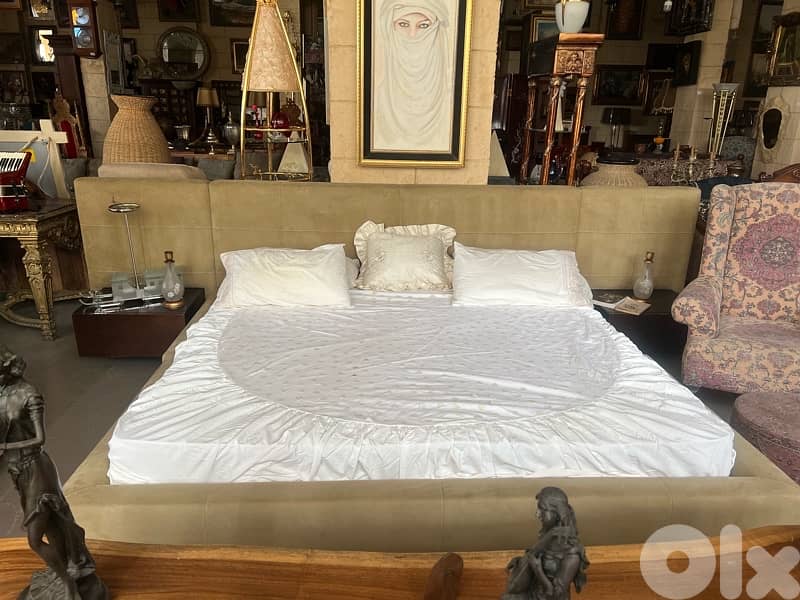 bed solid wood with mattress 0