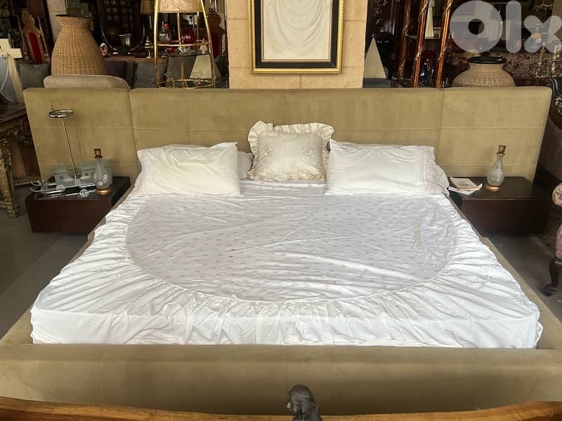 bed solid wood with mattress 6