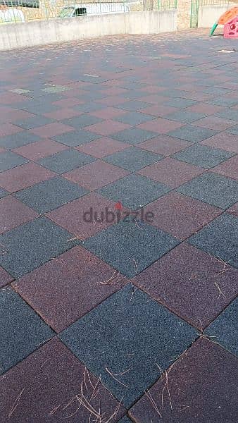 Rubber floor floor mats 3 cm thickness  03027072 from GEO SPORT 0