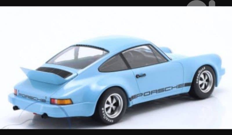Porsche Carrera RSR 1974(Street Version) diecast car model 1;18 5