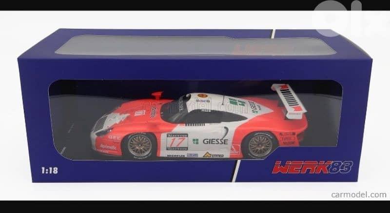 Porsche 911 GT1 (1997 FIA GT1 Championship) diecast model 1;18. 5