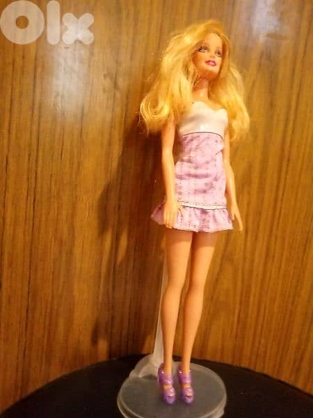 Barbie Glitz dressed beautiful As new Mattel doll unflex legs+Shoes=17 5
